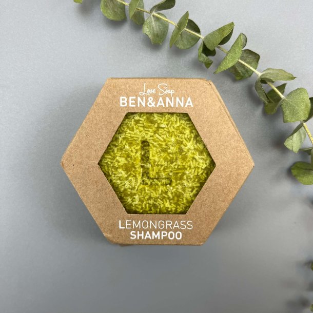 Ben &amp; Anna Shampoobar Fugt/Glans Lemongrass 60G