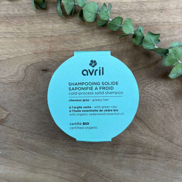 Avril ko Shampoobar Fedtet Hr Vegan 100G