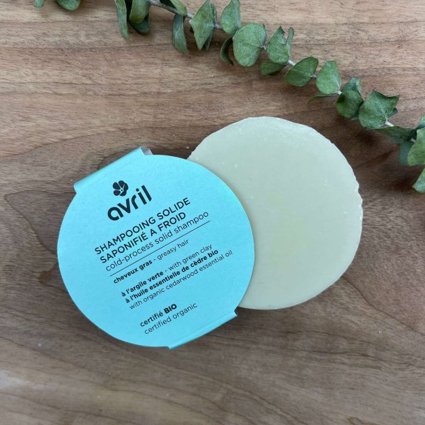 Avril ko Shampoobar Fedtet Hr Vegan 100G