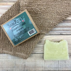 SæbeRiget - Økologisk Shampoobar Rosmary (100 g)