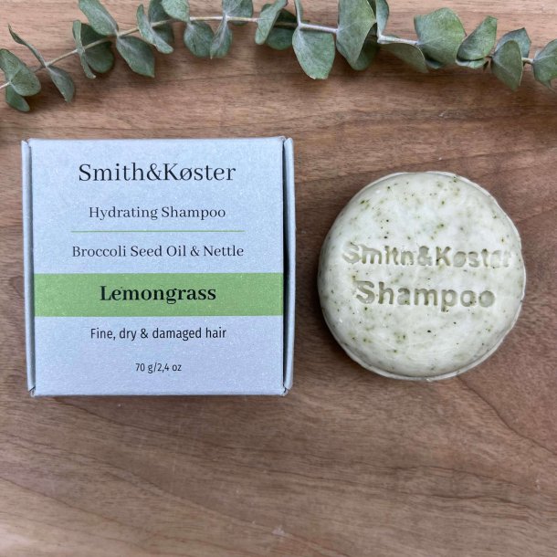 Smith &amp; Kster - Shampoobar Curly Girl Hydrating med Lemongrass (70 g)