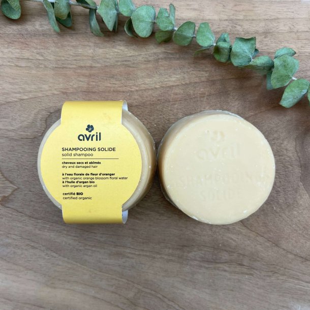 Avril �ko Shampoobar til T�rt &amp; Skadet H�r (85 g)