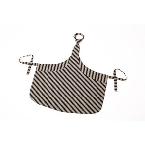 Tie-apron Chef Forklde Gr / Sort - One Size