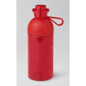 Lego hydration Flaske transparant - 0,5l Rød