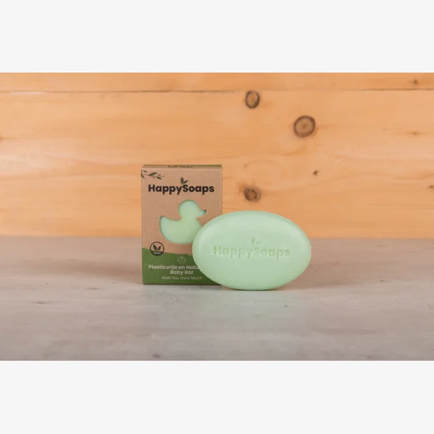 HappySoaps - Baby Shampoo Og Kropsvask Alo&euml; You Vera Much 80gr