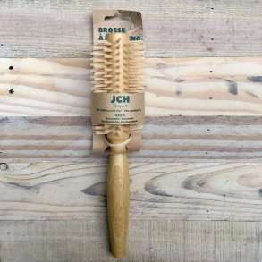 JCH Respect - Blow Dry Rund Bambus Hårbørste - 8 Rækker