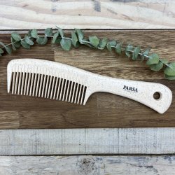 Parsa - Kam m. skaft i Beige - Fremstillet af Sukkerr