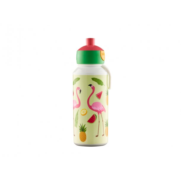 Mepal Pop-up Tropical Flamingo Drikkeflaske 400 ml