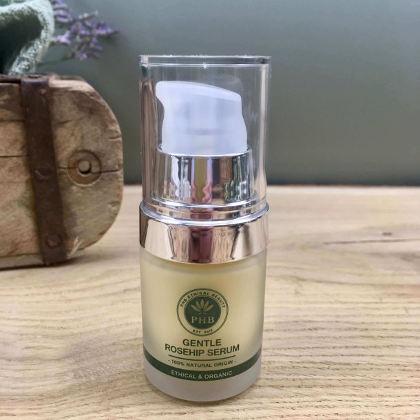 PHB Ethical Beauty - kologisk Ansigtsserum med Hybenkerne og Avocado (20 ml)