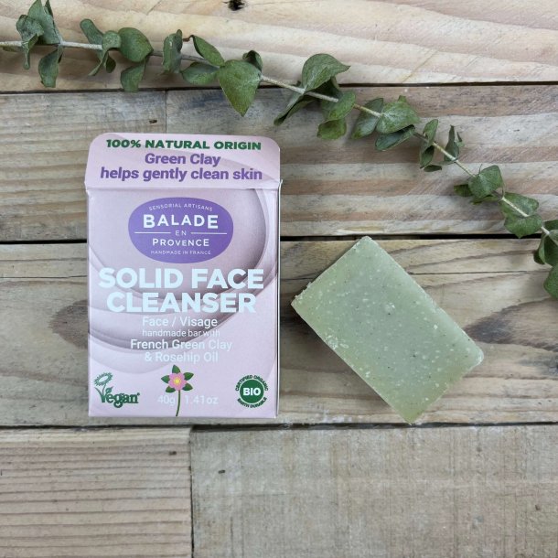 Balade en Provence - kologisk Solid Face Cleanser - uden duft (40 g)