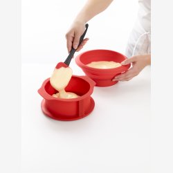 L�ku� Springform 15 cm r�d m/keramisk bund