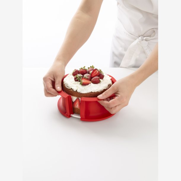 L�ku� Springform 15 cm r�d m/keramisk bund