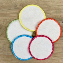 Anae - Ansigtsrondeller i kologisk Bomuld - 10 stk med Vaskepose