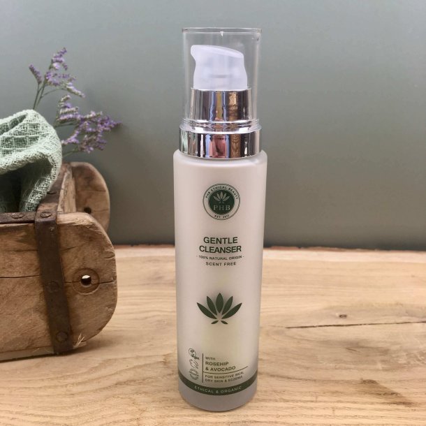 PHB Ethical Beauty - �kologisk Ansigtsrens med Hybenkerne og Avocado (100 ml)