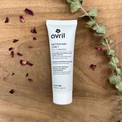 Avril - �ko 3-in-1 Cleanser Rens/Scrub/Maske t. Fedtet &amp; Problemhud  (50 ml)
