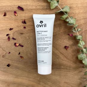 Avril - ko 3-in-1 Cleanser Rens/Scrub/Maske t. Fedtet & Problemhud  (50 ml)