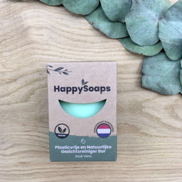 HappySoaps - Ansigtssbebar med Aloe Vera 70gr