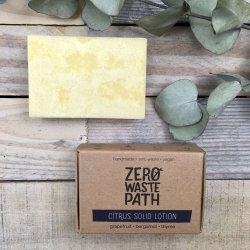 Zero Waste Path - Solid Lotion Cremebar med Grape / Bergamotte / Thyme (90 g)