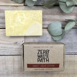 Zero Waste Path - Solid Lotion Cremebar Sd Appelsin &amp; Kanel (90 g)