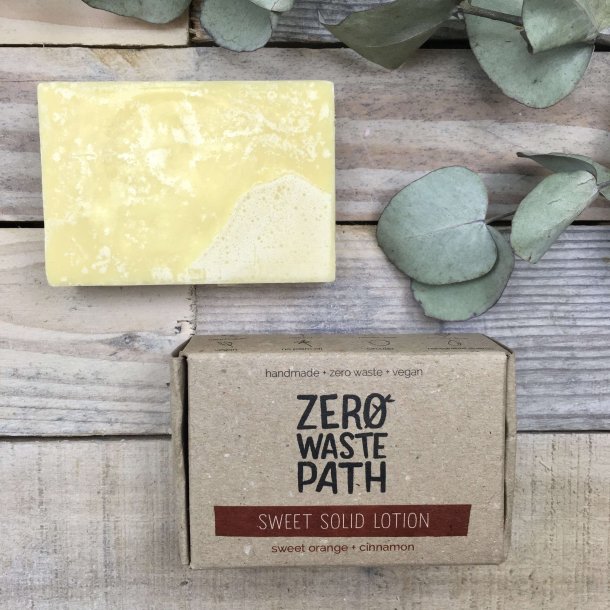 Zero Waste Path - Solid Lotion Cremebar Sd Appelsin &amp; Kanel (90 g)