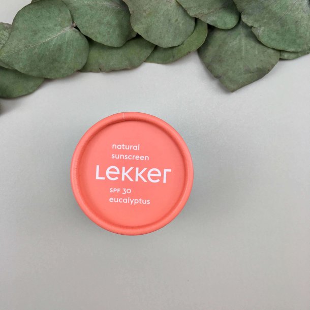 Lekker - Solcreme Eucalyptus Ansigt &amp; Krop SPF 30  (70 g)