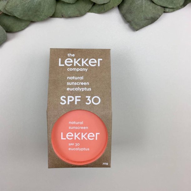Lekker - Solcreme Eucalyptus Ansigt &amp; Krop SPF 30  (70 g)