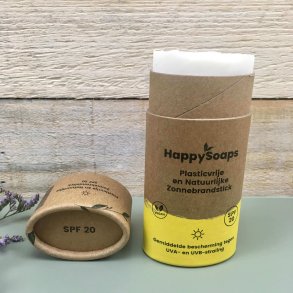 HappySoaps - Solcreme Stift Ansigt & Krop SPF 20 (50g)