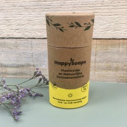 HappySoaps - Solcreme Stift Ansigt &amp; Krop SPF 20 (50g)
