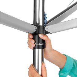 Brabantia T�rrestativ Topspinner 50 Mtr. med Metal Jordspyd og Cover