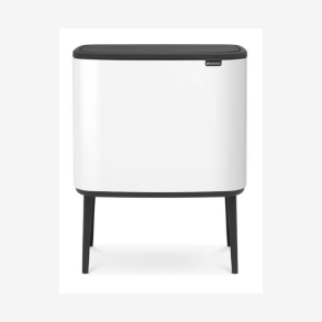 Brabantia BO Touch Bin Sorteringsaffaldsspand, 3 X 11 Liter, 3 inderspande - White