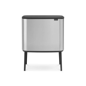 Brabantia BO Touch Bin Sorteringsaffaldsspand, 36 Liter, 1 inderspand - Matt Steel FPP