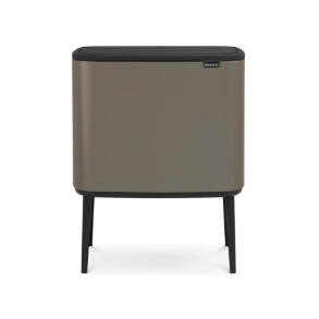 Brabantia BO Touch Bin Affaldsspand, 3 X 11 Liter, 3 inderspande - Platinum