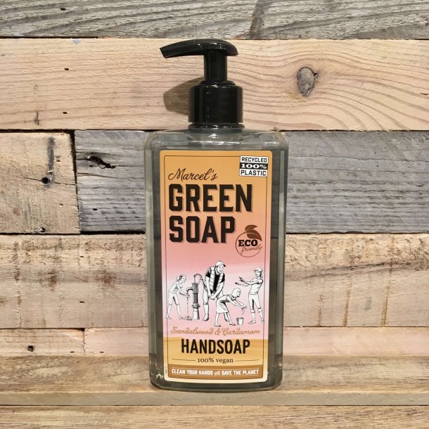 Marcel Green Soap - Hndsbe Sandeltr &amp; Kardemomme (500 ml)