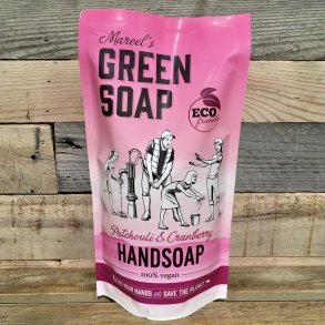 Marcel Green Soap - Refill Hndsbe - Patchouli & Tranebr (500 ml)