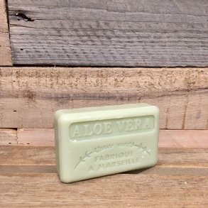Savon Marseillaise - Fransk Sæbebar Hånd/Krop - Aloe Vera (125 g)