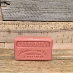 Savon Marseillaise - Fransk Sbebar Hnd/Krop - Calendula / Morgenfrue (125 g)