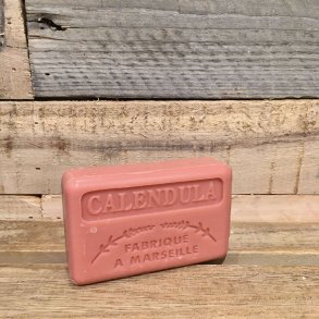 Savon Marseillaise - Fransk Sæbebar Hånd/Krop - Calendula / Morgenfrue (125 g)