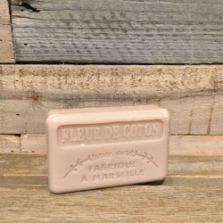 Savon Marseillaise -  Fransk Sbebar Hnd/Krop - Fleur de Coton / Bomuldsblomst (125 g)