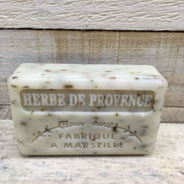 Savon Marseillaise - Fransk Sbebar Hnd/Krop - Herbe de Provence (125 g)