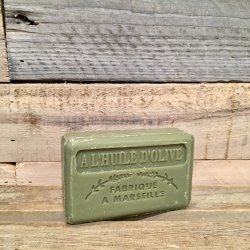 Savon Marseillaise - Fransk Sbebar Hnd/Krop - Al Huile D Olive / Olivenolie (125 g)