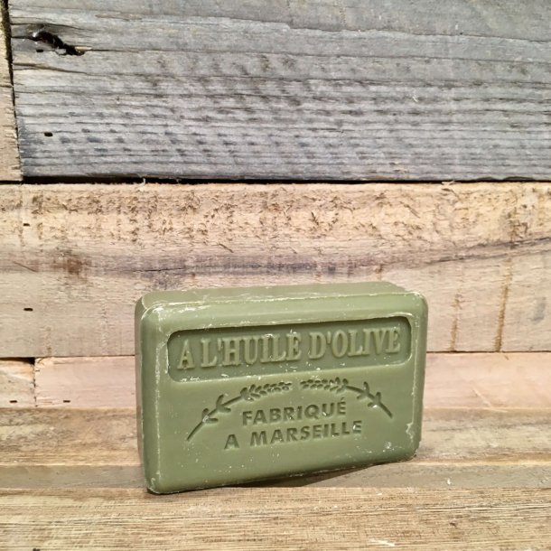 Savon Marseillaise - Fransk S�bebar H�nd/Krop - Al Huile D Olive / Olivenolie (125 g)