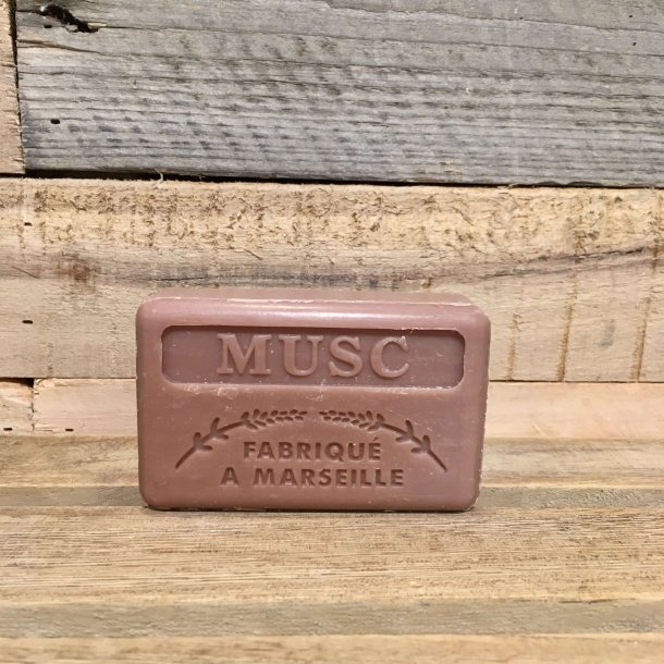 Savon Marseillaise - Fransk S�bebar H�nd/Krop - Musc / Musk (125 g)