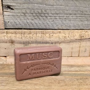 Savon Marseillaise - Fransk Sæbebar Hånd/Krop - Musc / Musk (125 g)