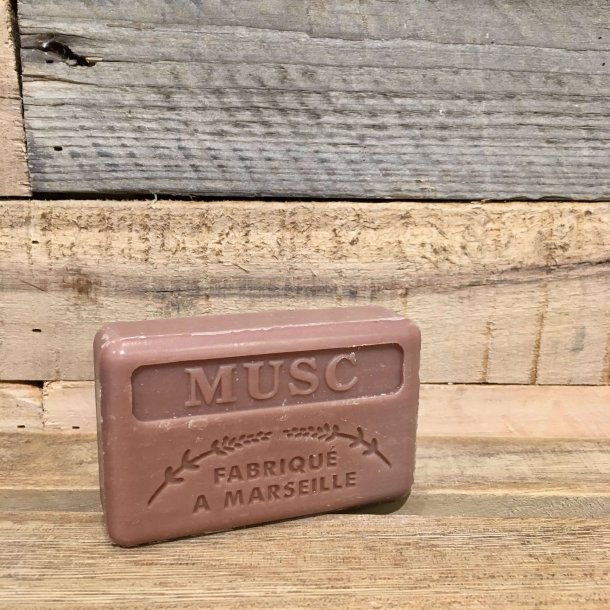 Savon Marseillaise - Fransk S�bebar H�nd/Krop - Musc / Musk (125 g)