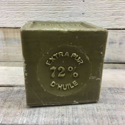 Savon Marseillaise - Fransk Sbebar Hnd/Krop - Olivenblok (600 g)