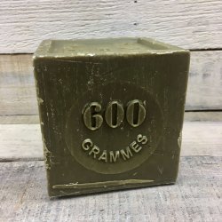 Savon Marseillaise - Fransk Sbebar Hnd/Krop - Olivenblok (600 g)