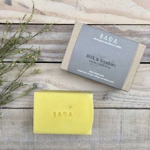 Bada - Økologisk Sæbebar til Ansigt/Hænder/Krop med Birk & Enebær (100 g)