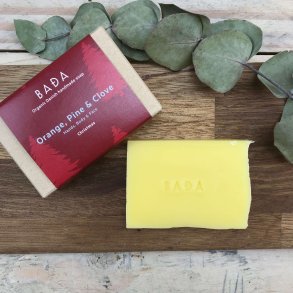 Bada kologisk Julesbe til Hnder/Krop med Appelsin, Fyrrenl & Nellike (100 g)