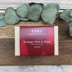 Bada kologisk Julesbe til Hnder/Krop med Appelsin, Fyrrenl &amp; Nellike (100 g)