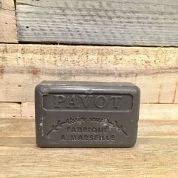Savon Marseillaise - Fransk S�bebar H�nd/Krop - Pavot / Valmue